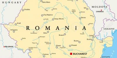 Kort over bukarest rumænien